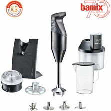 BAMİX M200 SUPERBOX EL BLENDER SETİ ÖMÜR BOYU MOTOR GARANTİLİ 200W SYAH