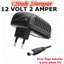 Umut Bilşim TEKNOLOJILERI_12 Volt 2 Amper Şarj Adaptörü Adaptör _elektronikucuz_