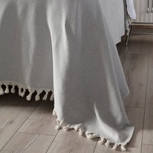 Lamassi Naturel Çift Kişilik Yatak Örtüsü 210 x 240 cm  Çok Amaçlı Örtü