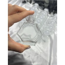 Tinky Winky Altıgen Desenli Cam Sprey Parfüm Kamp Şişe Cam Şişe 10 Adet