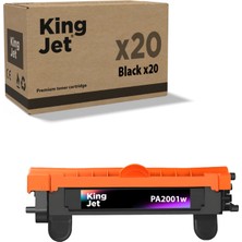 Kingjet PA2001W Muadil Toner 20'li Paket - Kyocera Uyumlu TK-1240/TK-1248 Muadil Toner