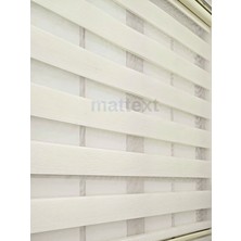 Krem Micro Plise  Zebra Perde  Dilimsiz