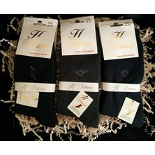 Termal Dikişsiz Uzun Erkek Çorapları 3'lü