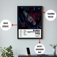 Orenda Art Eminem - The Death Of Slim Shady Albüm Spotify Çerçeveli Poster Tablo