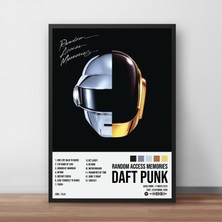 Orenda Art Daft Punk - Random Access Memories Albüm / Çerçeveli Poster Tablo