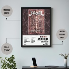 Orenda Art Pentagram - Anatolia Albüm Spotify Çerçeveli Poster Tablo