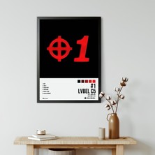 Orenda Art Lvbel C5 - #1 Albüm Spotify Çerçeveli Poster Tablo