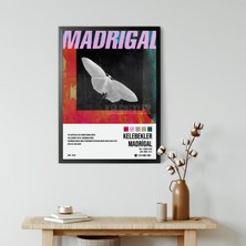 Orenda Art Madrigal - Kelebekler / Çerçeveli Poster Tablo