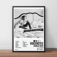 Orenda Art Charlie Puth - Voicenotes Albüm / Çerçeveli Poster Tablo