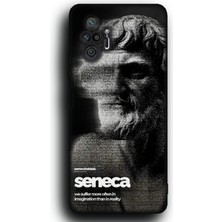 Lumera Redmi Note 10 Pro Uyumlu Lansman Telefon Kılıfı "Seneca Hayat Felsefesi Stoic Köle Güç"