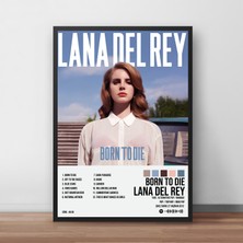 Orenda Art Lana Del Rey - Born To Die Albüm / Çerçeveli Poster Tablo