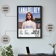 Orenda Art Lana Del Rey - Born To Die Albüm / Çerçeveli Poster Tablo