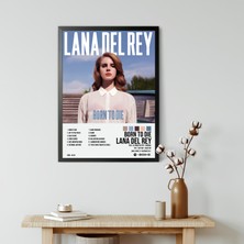 Orenda Art Lana Del Rey - Born To Die Albüm / Çerçeveli Poster Tablo