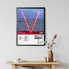 Orenda Art Maroon 5 - V Albüm Spotify Çerçeveli Poster Tablo