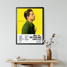 Orenda Art Charlie Puth - Nine Track Mind Albüm Spotify Çerçeveli Poster Tablo