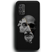 Lumera Samsung Galaxy A32 Uyumlu Lansman Telefon Kılıfı "Marcus Aurelius Memento Mori Fani Dünya"