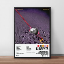 Orenda Art Tame Impala - Currents Albüm / Çerçeveli Poster Tablo