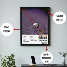 Orenda Art Tame Impala - Currents Albüm / Çerçeveli Poster Tablo