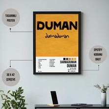 Orenda Art Duman - Darmaduman Albüm / Çerçeveli Poster Tablo