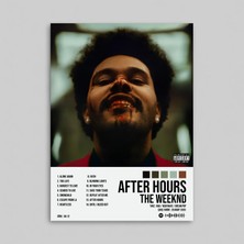 Orenda Art The Weeknd - After Hours Albüm / Tasarımlı Poster