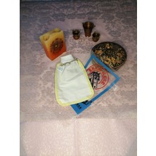 Eker Kese Tekstil Ürünleri Konfor Sarı Biyeli Hızlıgiy Kese Seti-2 Adet Kese-Lastikli Kese-Banyo ve Duş Kesesi