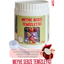 Doğal Meyve Sebze Temizleyici Toz 750 gr