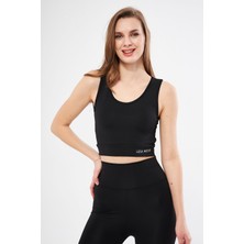 Lesa Wear Halter Yaka Spor Sütyeni Crop Top