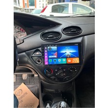 For-X Focus 1-9''hd Ekran-2gb RAM-32GB-ANDROİD-WİFİ-BT-FM-MP3-MP4-KABLOSUZ Carplay Multimedya-Hd Kamerahediye