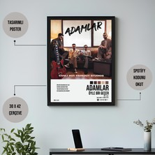 Orenda Art Adamlar - Öyle Bir Geçer Spotify Çerçeveli Poster Tablo