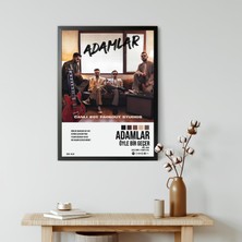 Orenda Art Adamlar - Öyle Bir Geçer Spotify Çerçeveli Poster Tablo
