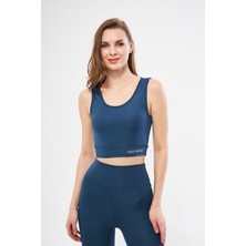 Lesa Wear Yüksek Bel Likralı Toparlayıcı Kısa Şort Tayt Crop Takım