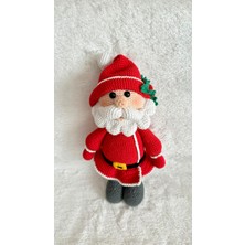 Oyuncak Park Yılbaşı Noel Dedesi Amigurumi Organik Oyuncak