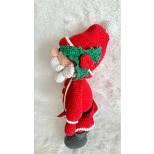 Oyuncak Park Yılbaşı Noel Dedesi Amigurumi Organik Oyuncak