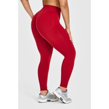 Gymhams Gh-Oa Serisi Kalçası Büzgülü Push Up Kalça Şekillendirici Seamless Scrunch Likralı Spor  Kadın Tayt