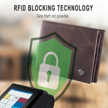 Trusador Savona Klasik Kahverengi Hakiki Deri Kartlık Erkek Cüzdan Rfid Korumalı Hediyelik