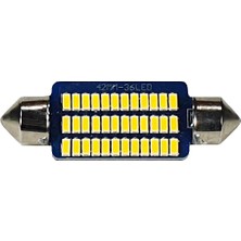 Teknogöz Beyaz Renk LED Sofit Ampul 42MM - 36 Smd Ledli