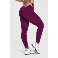 Gymhams Gh-Oa Serisi Kalçası Büzgülü Push Up Kalça Şekillendirici Seamless Scrunch Likralı Spor  Kadın Tayt