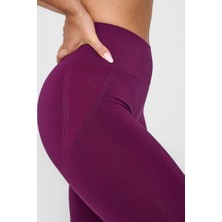 Gymhams Gh-Oa Serisi Kalçası Büzgülü Push Up Kalça Şekillendirici Seamless Scrunch Likralı Spor  Kadın Tayt