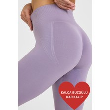 Gymhams Gh-Oa Serisi Kalçası Büzgülü Push Up Kalça Şekillendirici Seamless Scrunch Likralı Spor  Kadın Tayt