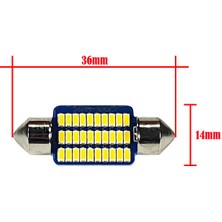 Beyaz Renk LED Sofit Ampul 36MM - 30 Smd Ledli