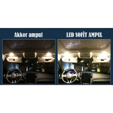 Teknogöz Sarı Renk LED Sofit Ampul 31MM - 21 Smd Ledli