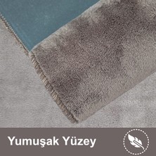 Bonny Home 3'lü Unicolor Kahverengi Kaymaz Taban Banyo Paspası & Halısı Seti