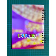 Ters Yüz Karakterleri 50 Sayfa A5 Boy Defter Bonus Mat Stickerlı