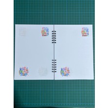 Ters Yüz Karakterleri 50 Sayfa A5 Boy Defter Bonus Mat Stickerlı