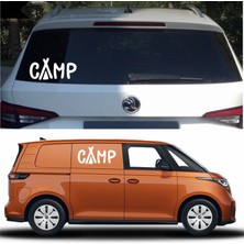 Sticker Usta Kamp Camping 4x4 Offroad Sticker Araba Oto Motosiklet Karavan Etiket 02165