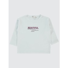 Civil Girls Kız Çocuk Sweatshirt 2-5 Yaş Beyaz