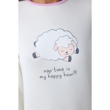 Penti Nap Time Termal Lila Pantolon Pijama Takımı