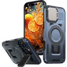 Hello-U iPhone 16 Pro Lens Kapağı Destek Çubuğu Pc+Tpu Arka Kapak Magsafe ile Uyumlu (Yurt Dışından)