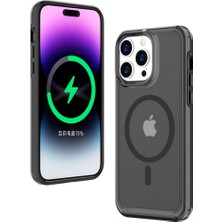 Hello-U iPhone 16 Pro Arka Kapak Skin Touch Buzlu Yarı Saydam Manyetik Telefon Kılıfı (Yurt Dışından)