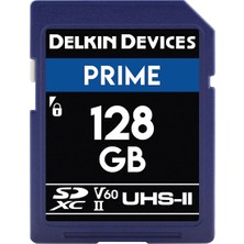 Delkin Devices 128GB Prime UHS-II SDXC (V60) Hafıza Kartı